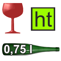 0,75 l - Rotwein halbtrocken