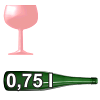 0,75 l - Rosé-Wein