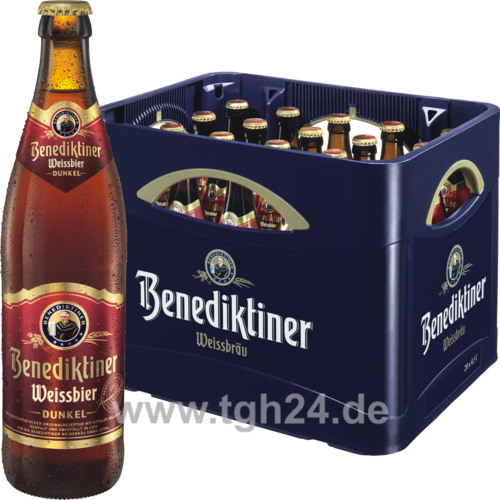 Benediktiner Weissbier Dunkel 18x0,5 l