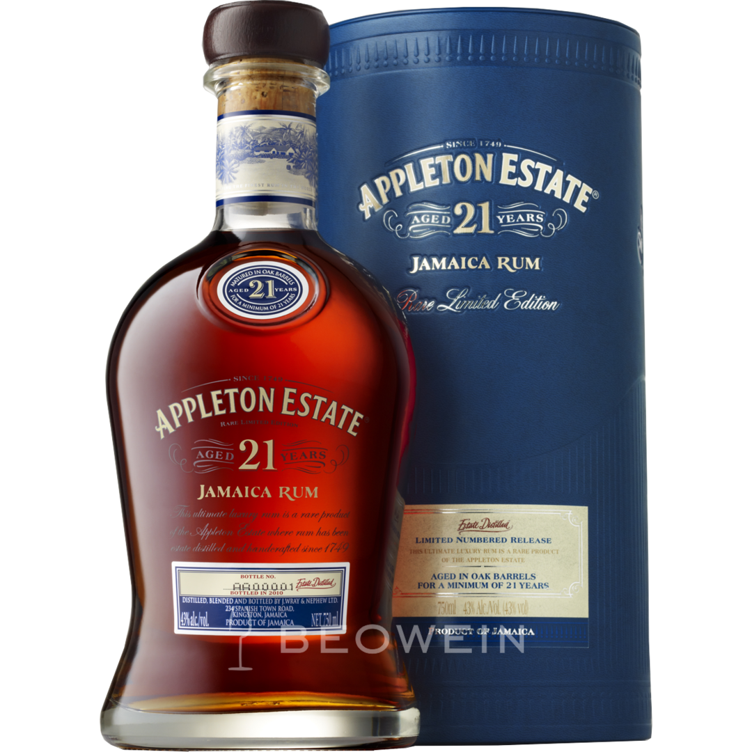 Appleton Estate 21 Year Old 0,7 l - buy rum at beowein mail order
