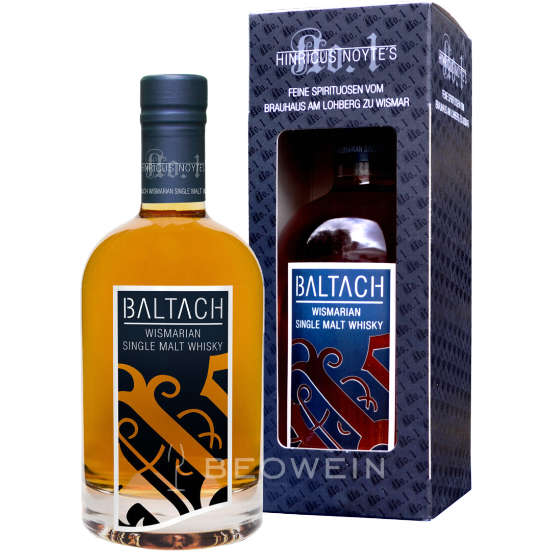 BALTACH Wismarian Single Malt Whisky, 0,7 l - ABFÜLLUNG APRIL - Das Feinste für ihren Genuss