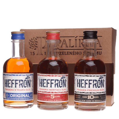Heffron Rum Tasting Set 3 x 0,2 l