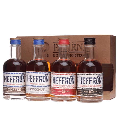 Heffron Rum Tasting Set 4 x 0,2 l