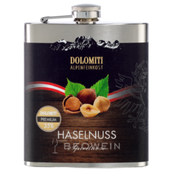 Dolomiti Haselnuss Schnaps im Flachmann 2020